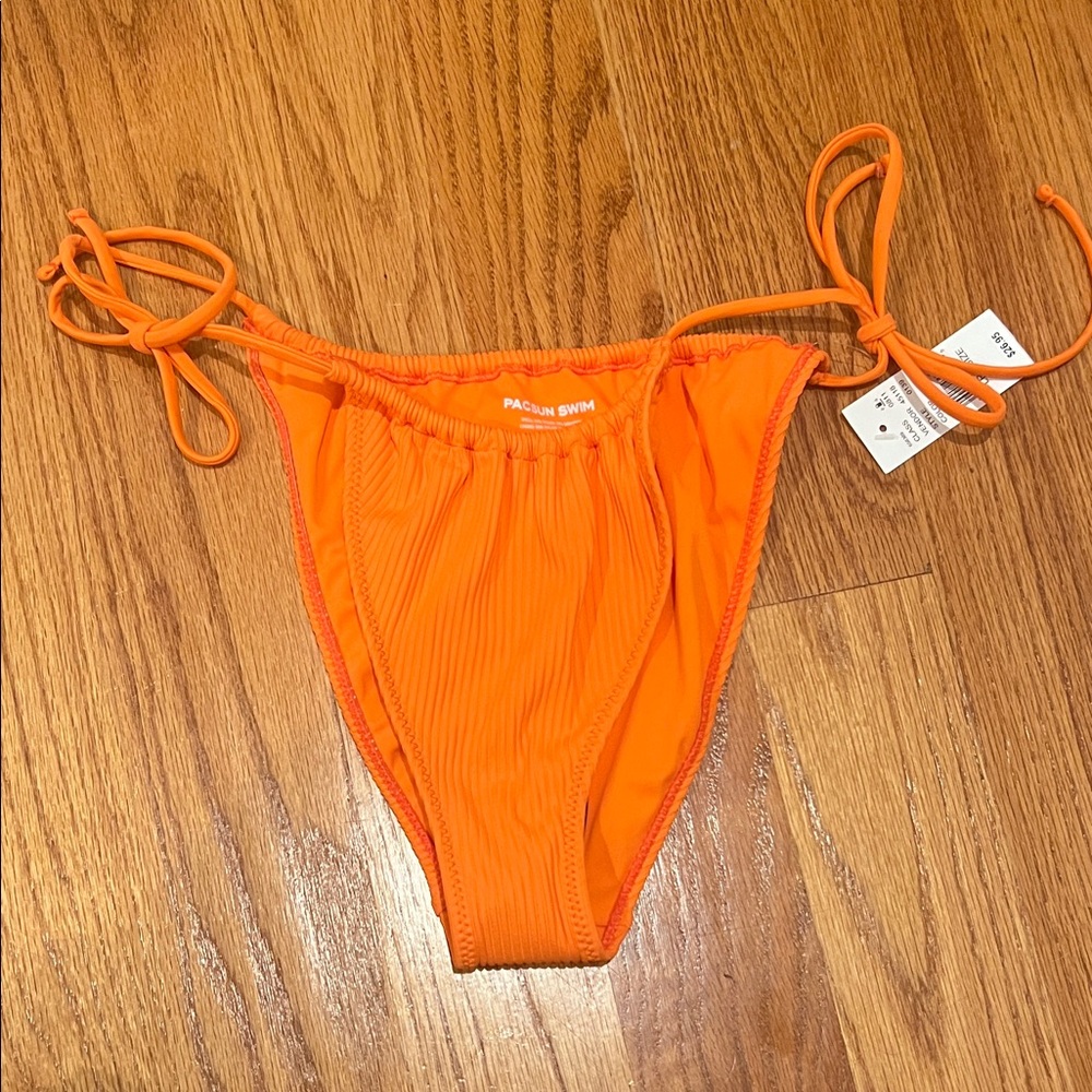 PacSun Bright Orange Bikini Bottom